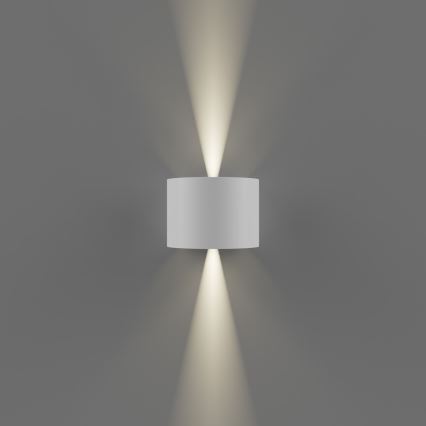 APLED - Уличный светодиодный настенный светильник OVAL 2xLED/3W/230V IP65