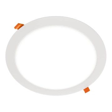 APLED - Вбудований стельовий LED світильник для ванної RONDO LED/24W/230V IP40 діаметр 30 cm білий