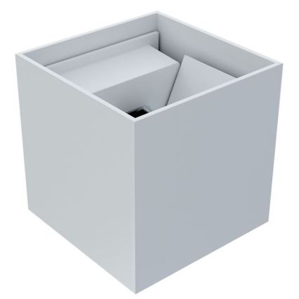 APLED - Вуличний світлодіодний настінний світильник CUBE 2xLED/3W/230V IP65