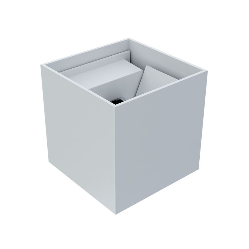 APLED - Вуличний світлодіодний настінний світильник CUBE 2xLED/3W/230V IP65