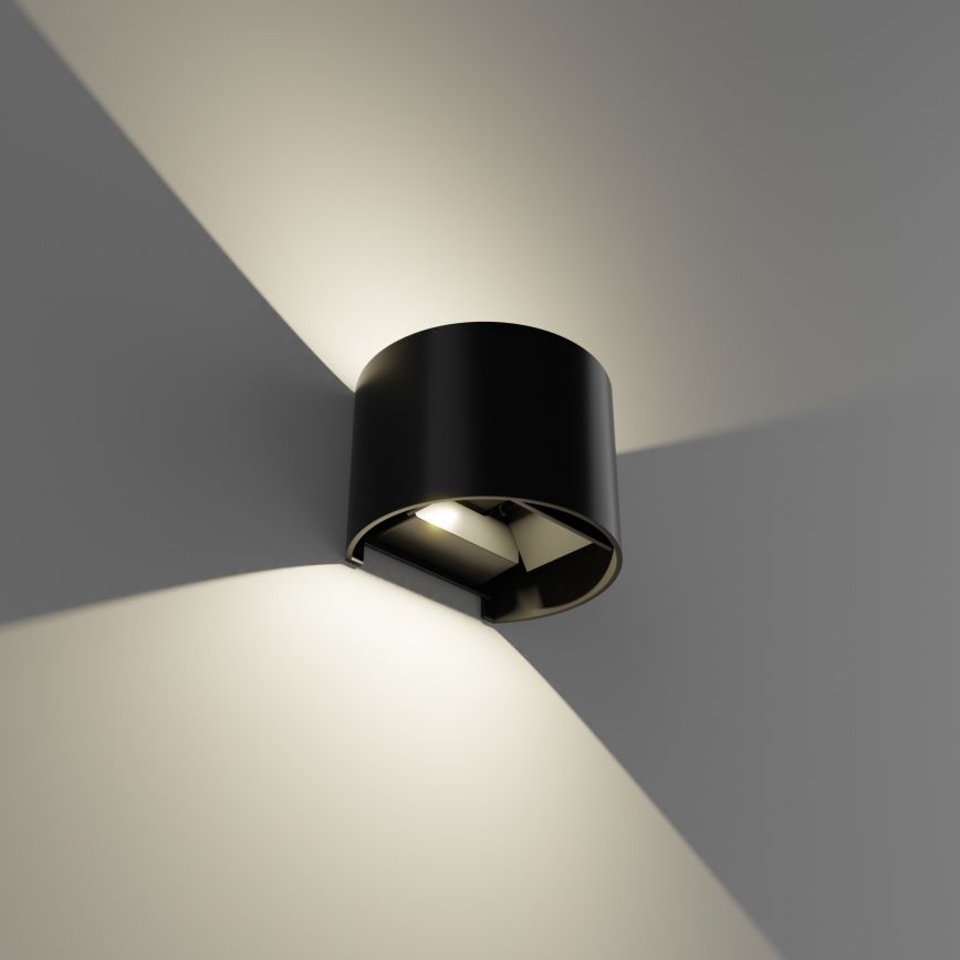 APLED - Вуличний світлодіодний настінний світильник OVAL 2xLED/3W/230V IP65