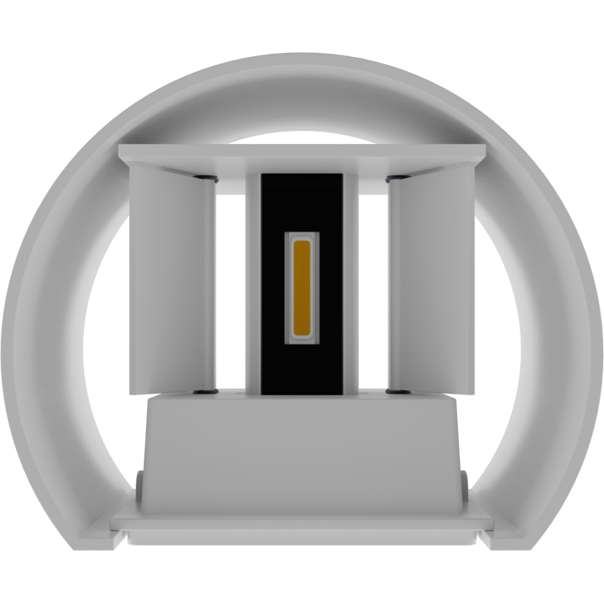 APLED - Вуличний світлодіодний настінний світильник OVAL 2xLED/3W/230V IP65