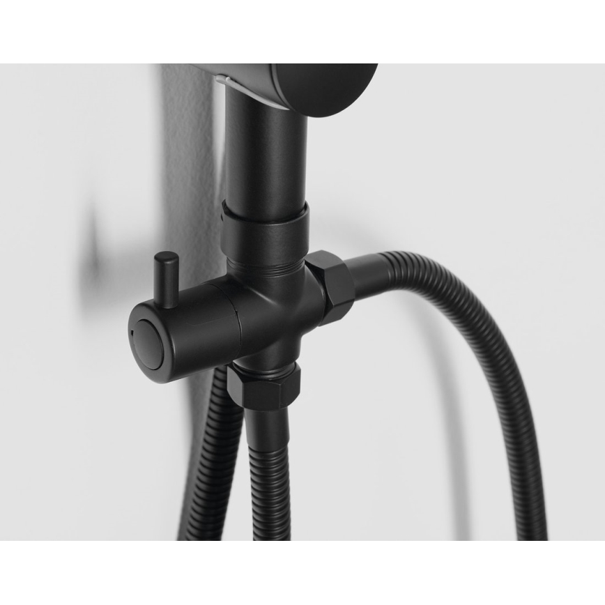 Aqualine - Душевой гарнитур KERA матовый черный