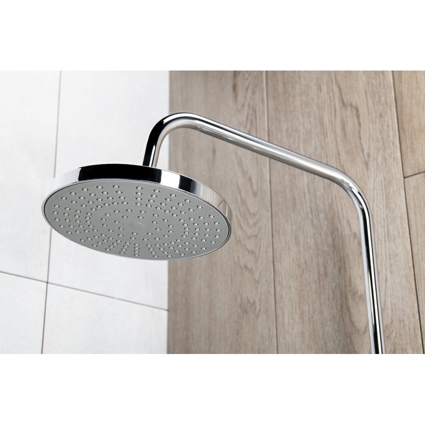 Aqualine - Душевой гарнитур с термостатическим смесителем LIGA блестящий хром