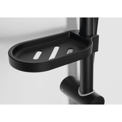 Aqualine - Душовий набір KERA матовий чорний