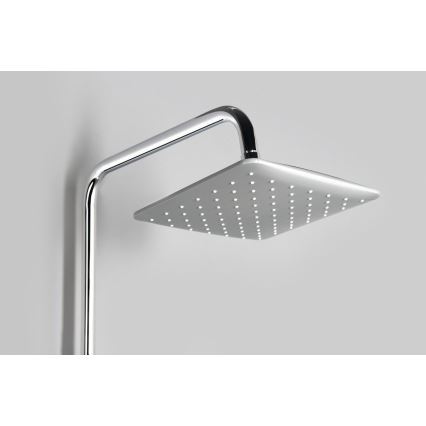 Aqualine - Душовий комплект з змішувачем FACTOR, блискучий хром