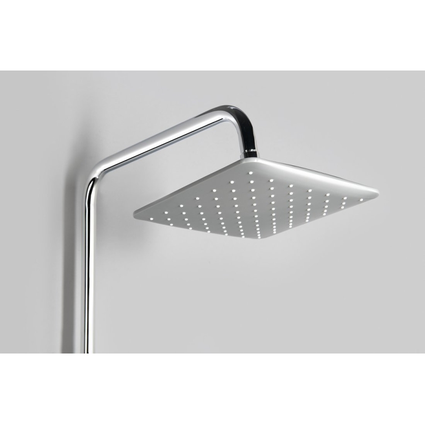 Aqualine - Душовий комплект з змішувачем FACTOR, блискучий хром