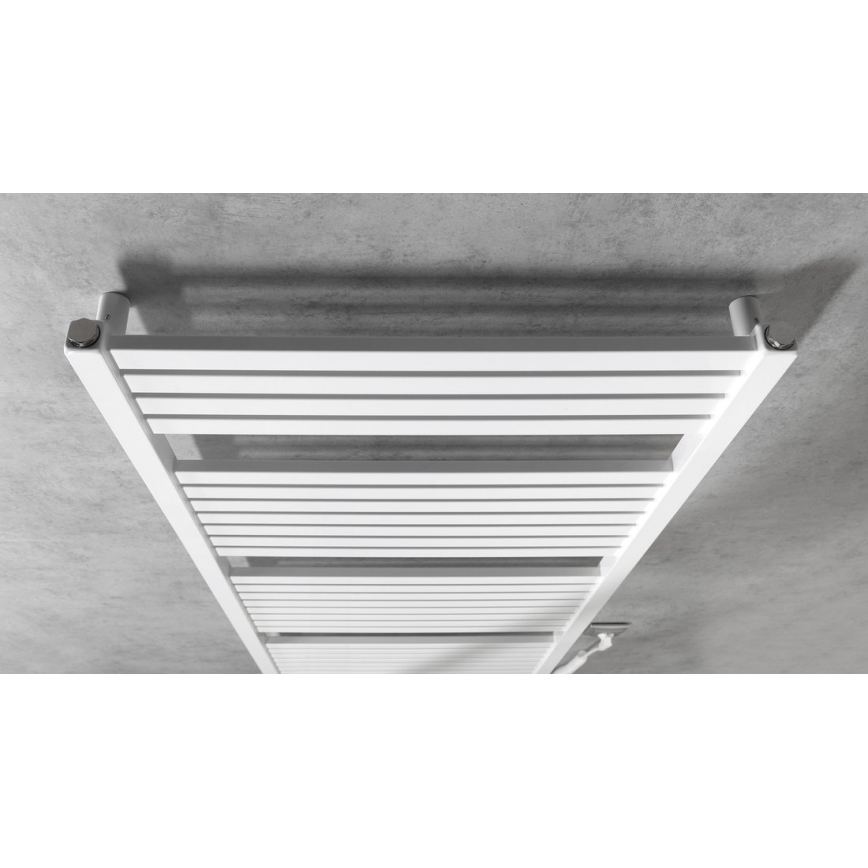 Aqualine - Электрический для ванной комнаты радиатор TONDI-E 600W/230V 133 см белый прямой