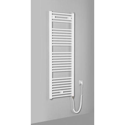 Aqualine - Электрический радиатор для ванной комнаты DIRECT-E 400W/230V 132 см белый прямой