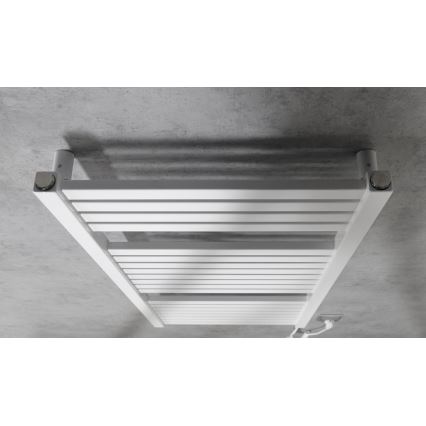 Aqualine - Электрический радиатор для ванной комнаты TONDI-E 300W/230V 97 см белый прямой