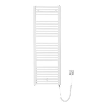 Aqualine - Електричний для ванної кімнати радіатор DIRECT-E 400W/230V 132 см білий прямий