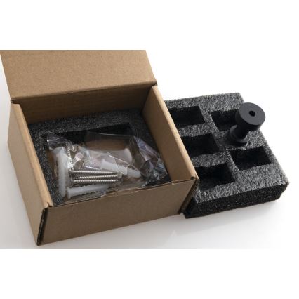 Aqualine - НАБІР 5x Настінний гачок SAMBA матовий чорний