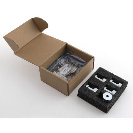 Aqualine - НАБОР из 5 настенных крючков SAMBA, блестящий хром