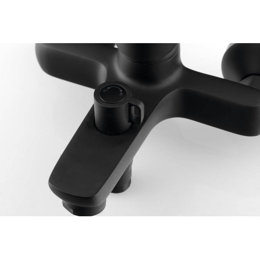 Aqualine - Смеситель для ванны LOTTA матовый черный