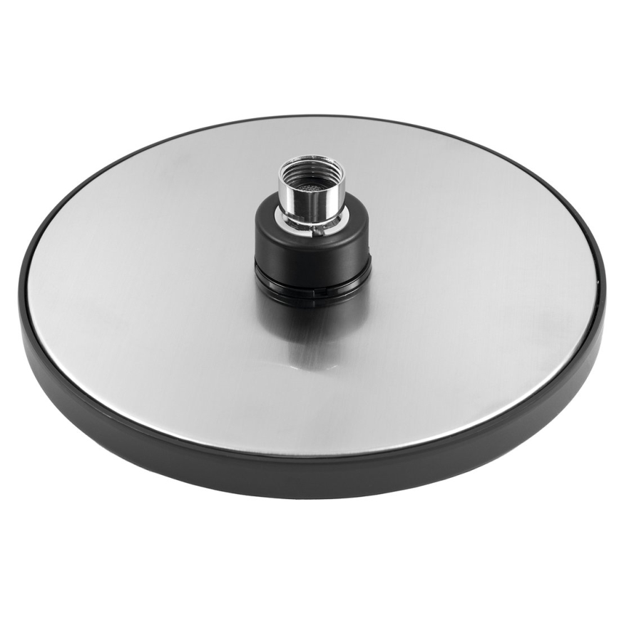 Aqualine - Верхний душ диаметр 20 см матовый черный