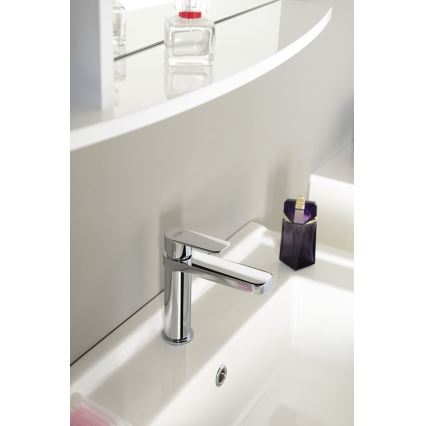 Aqualine - Змішувач для умивальника DAPHNE 15,5 cm глянцевий хром