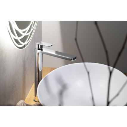 Aqualine - Змішувач для умивальника DAPHNE 29 см блискучий хром