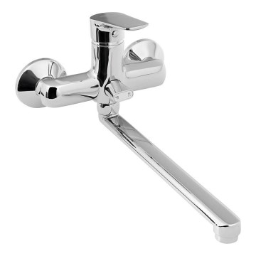 Aqualine - Змішувач для умивальника/для ванни LOTTA глянцевий хром