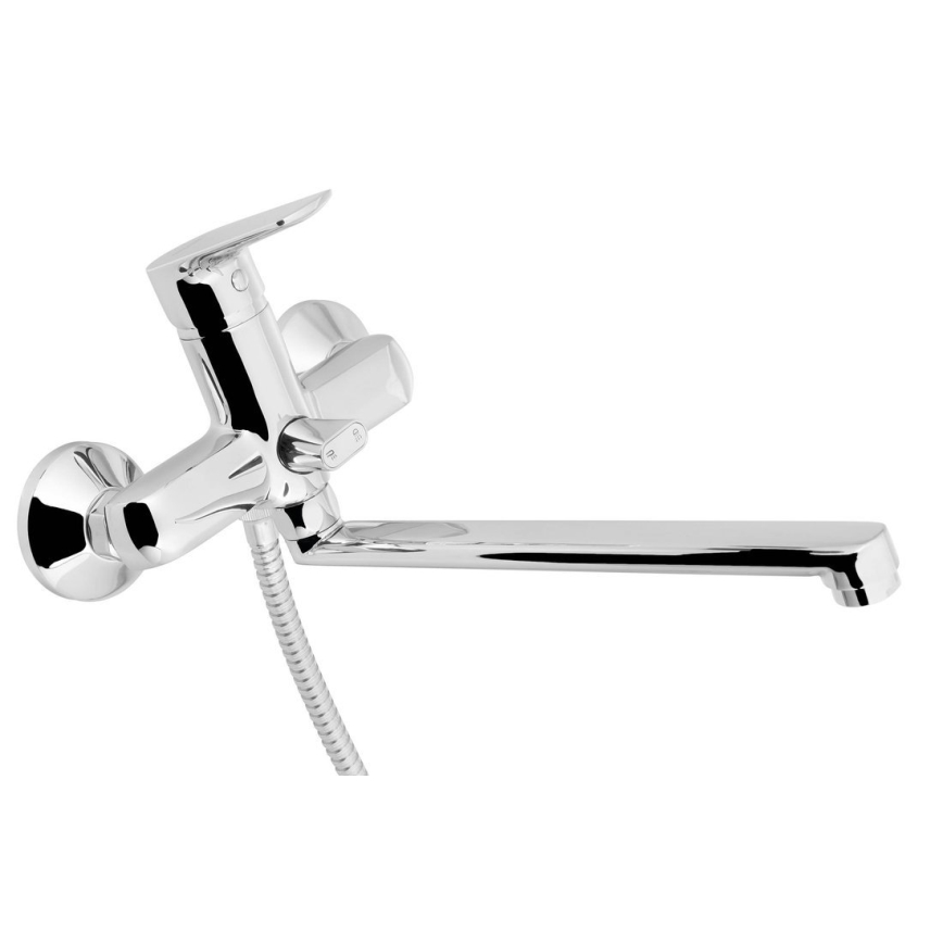 Aqualine - Змішувач для умивальника/для ванни LOTTA глянцевий хром