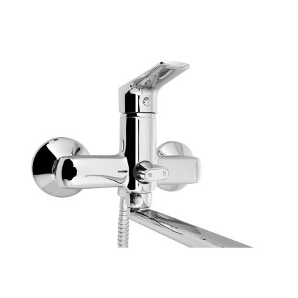 Aqualine - Змішувач для умивальника/для ванни LOTTA глянцевий хром