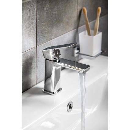 Aqualine - Змішувач для умивальника FACTOR глянцевий хром