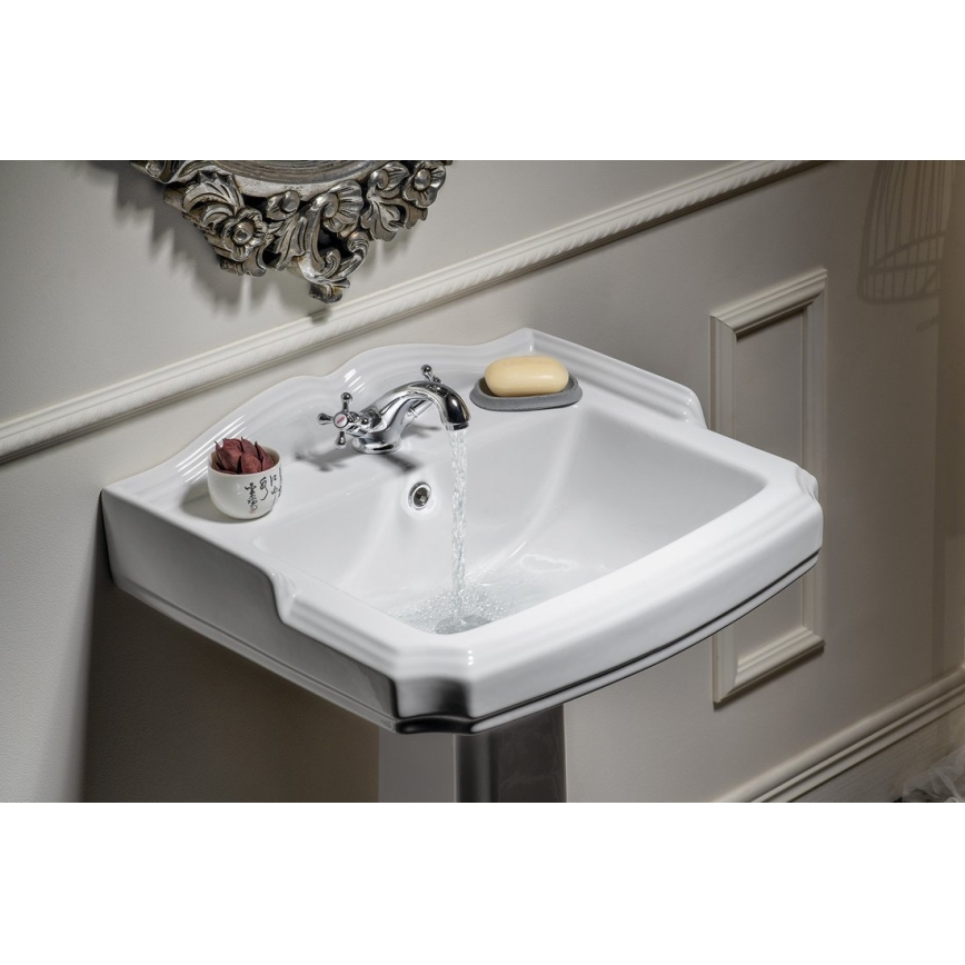 Aqualine - Змішувач для умивальника VICTORIA глянцевий хром