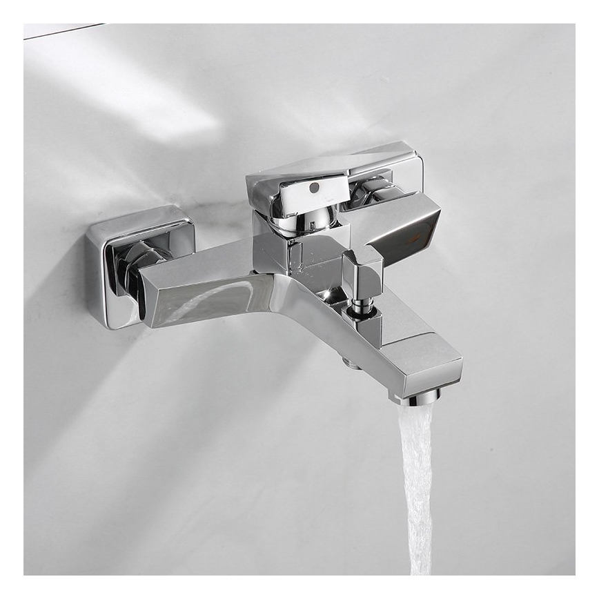 Aqualine - Змішувач для ванни RITMO глянцевий хром