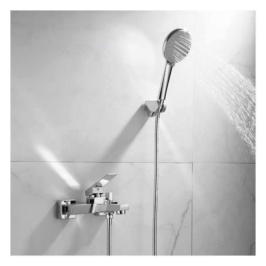 Aqualine - Змішувач для ванни RITMO глянцевий хром