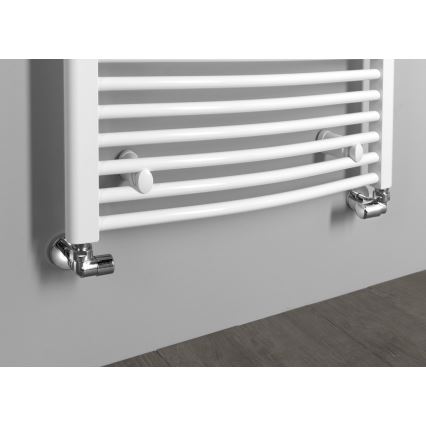 Aqualine - Комплект подключения угловых вентилей FIRST правый/полированный хром