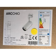 Arcchio - Светодиодный точечный светильник для трековой системы NANNA LED/21,5W/230V