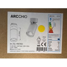 Arcchio - Светодиодный точечный светильник THABO LED/21,5W/230V CRI90