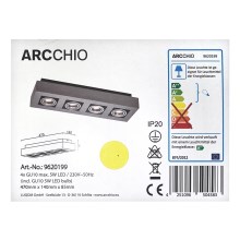 Arcchio - Светодиодный точечный светильник VINCE 4xGU10/5W/230V
