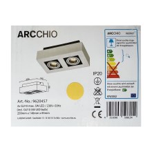 Arcchio - Світлодіодний точковий світильник VINCE 2xGU10/5W/230V