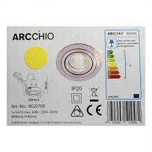 Arcchio - Вбудований світильник SOPHIA 1xGU10/50W/230V