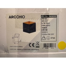 Arcchio - Вуличний світлодіодний настінний світильник ALIMA LED/8W/230V