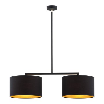 Argon 0899 - Люстра на штанзі KARIN 2xE27/15W/230V чорний