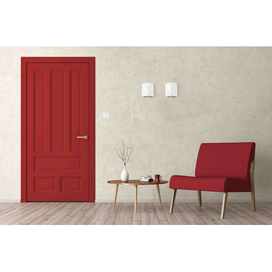 Argon 0914 - Настінний світильник SKIATOS 2xGU10/5W/230V чорний