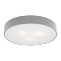 Argon 1187 - Потолочный светильник DARLING 3xE27/15W/230V диаметр 45 см серый