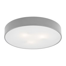 Argon 1187 - Потолочный светильник DARLING 3xE27/15W/230V диаметр 45 см серый