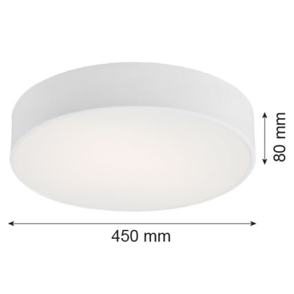 Argon 1188 - Потолочный светильник DARLING 3xE27/60W/230V диаметр 45 см белый