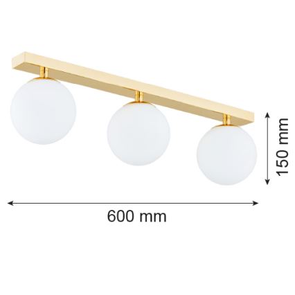 Argon 1414 - Припотолочная люстра для ванной комнаты FLAVIO 3xE14/7W/230V IP44