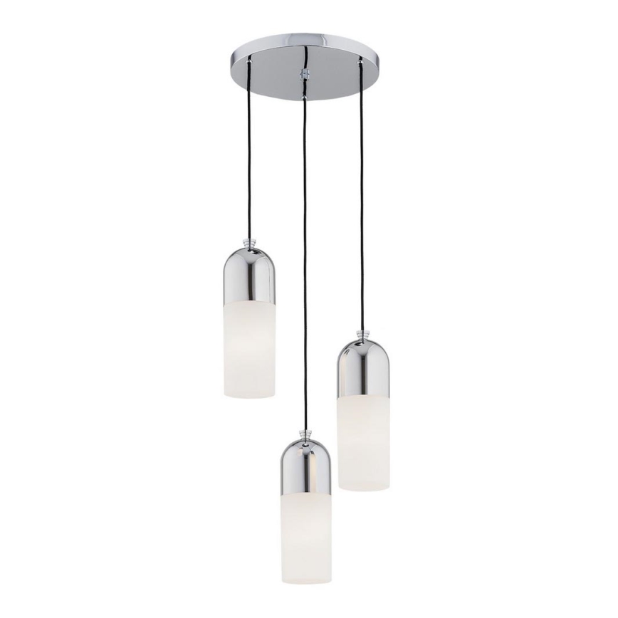 Argon 1465 - Підвісна люстра BURGOS 3xE27/15W/230V глянцевий хром