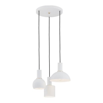 Argon 1468 - Люстра на тросе SINES 3xE27/15W/230V белая