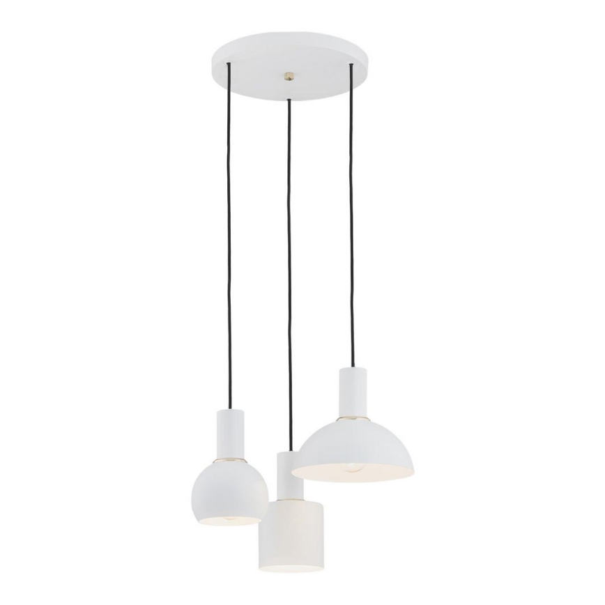 Argon 1468 - Люстра на тросе SINES 3xE27/15W/230V белая