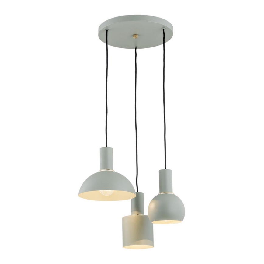 Argon 1470 - Підвісна люстра SINES 3xE27/15W/230V зелений