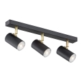 	Argon 1476 - Точечный светильник LAGOS 3xGU10/5W/230V черный/латунь