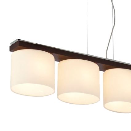 Argon 1550 - Люстра CARLO 4xE27/60W/230V коричневая