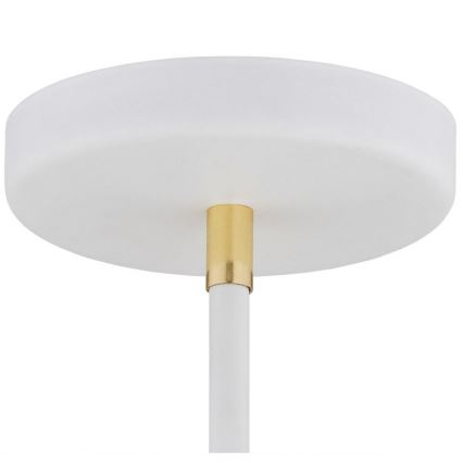 Argon 1773 - Люстра на штанзі AVALONE 4xE27/15W/230V білий/золотий