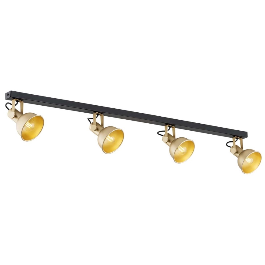 Argon 1801 - Точковий світильник LENORA 4xE14/7W/230V золотистий/чорний