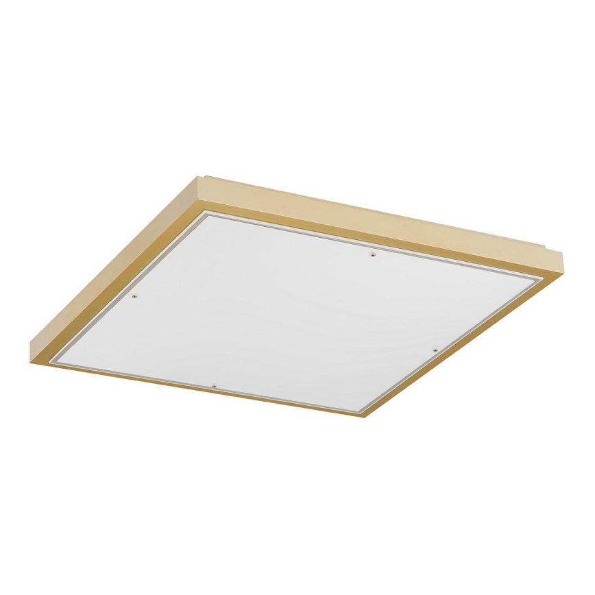 Argon 1816 - Стельовий світильник CARLSON 4xE27/15W/230V 60x60 см золотий